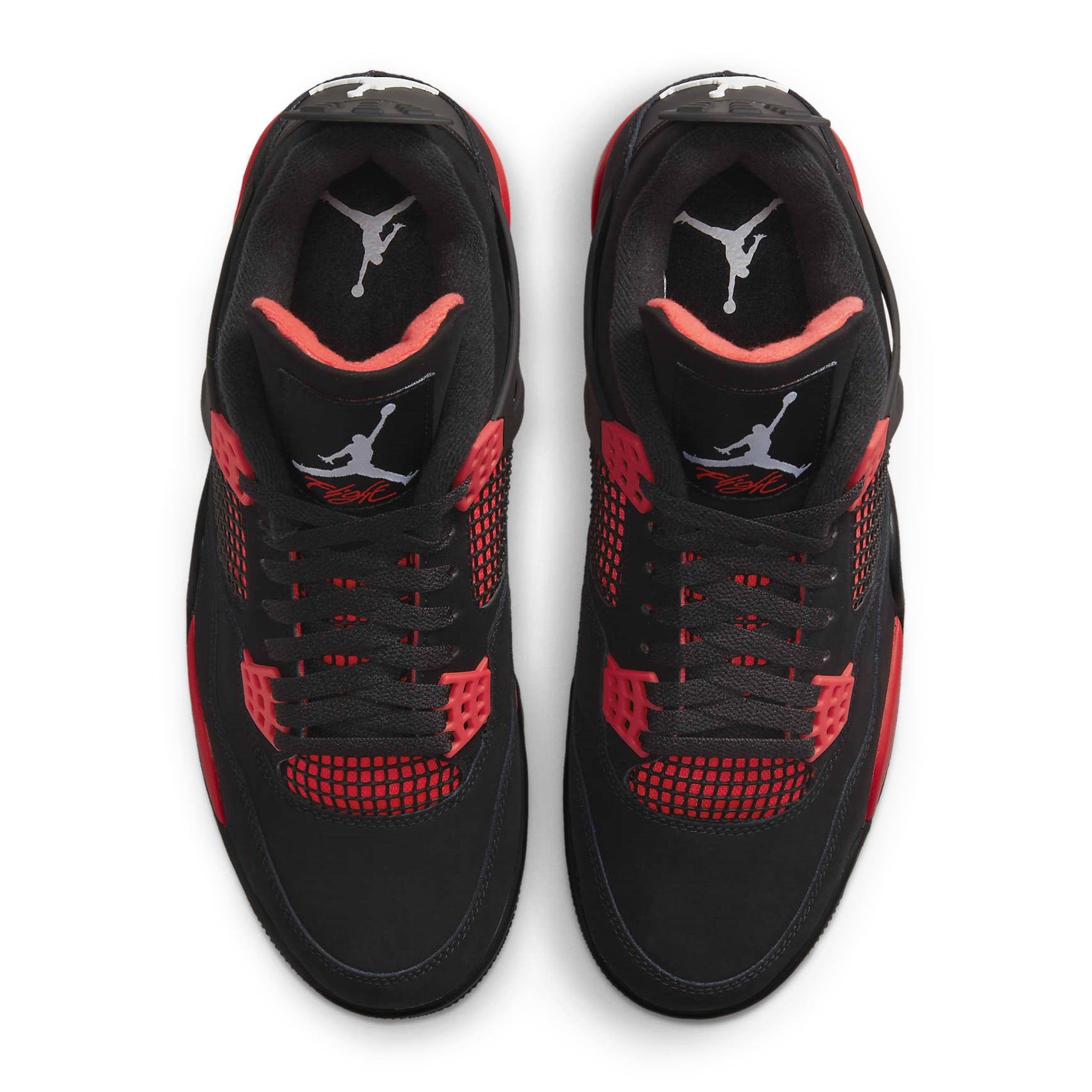 Top down view of Air Jordan 4 Retro Red Thunder CT8527-016